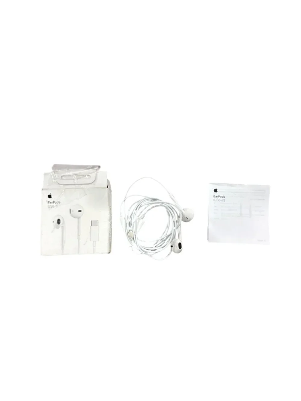 Apple Earpods USB-C Wired Earphones With Box & Manual White 2023 Model (OPEN BOX